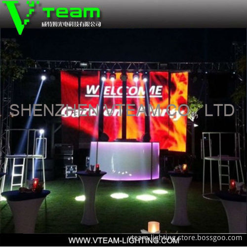 Aliexpress P10mm/12mm full color Transparent led display screen